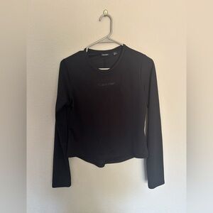 Calvin Klein Black Crew Neck Long Sleeve